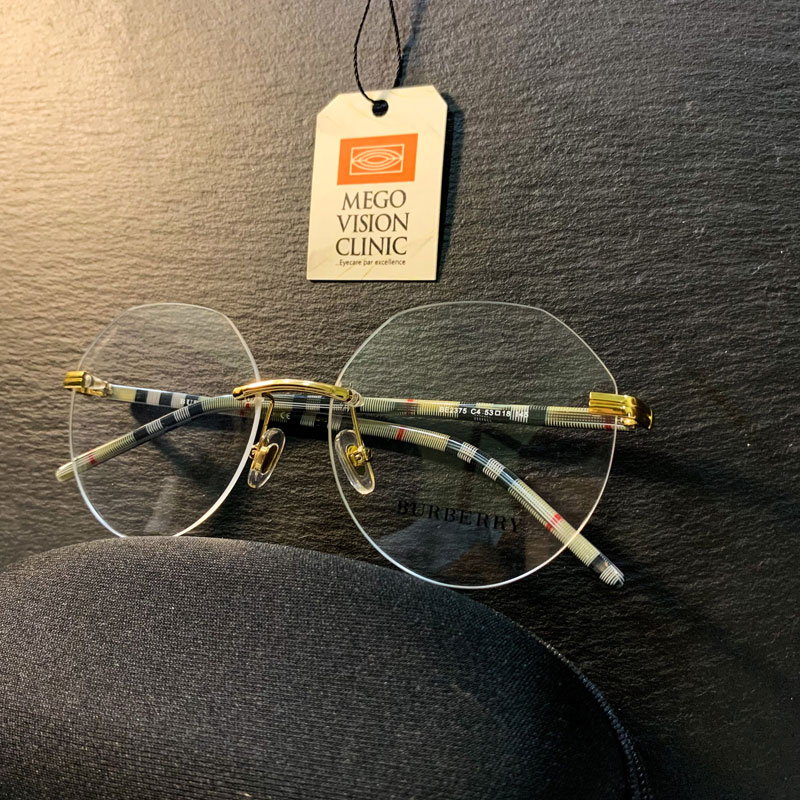 photo of model optical frames