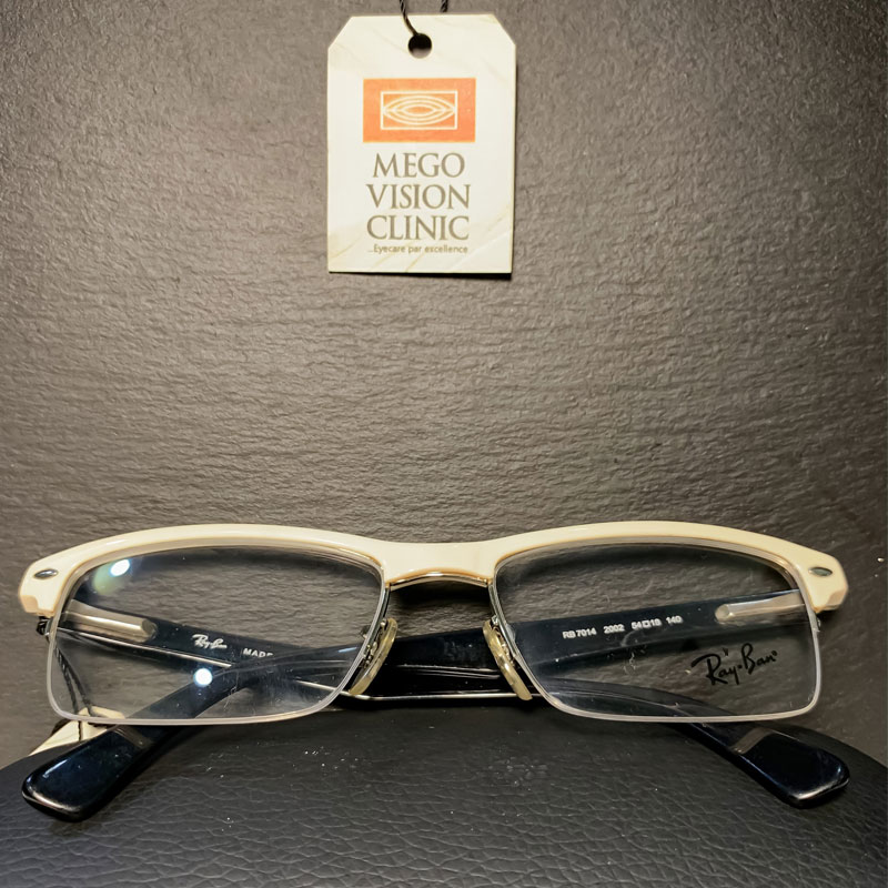 photo of model optical frames