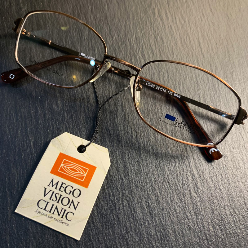 photo of model optical frames